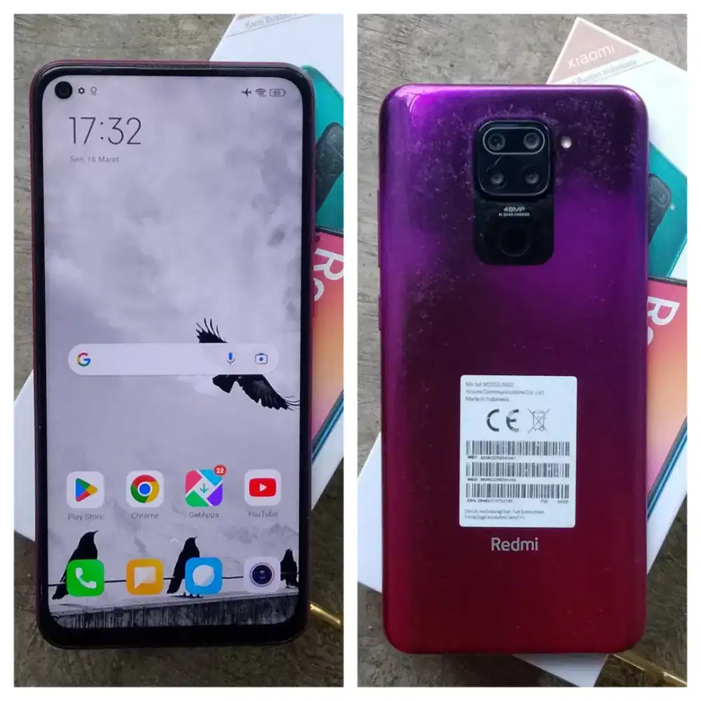 Xiaomi Note 9 Fullset Segel No Minus