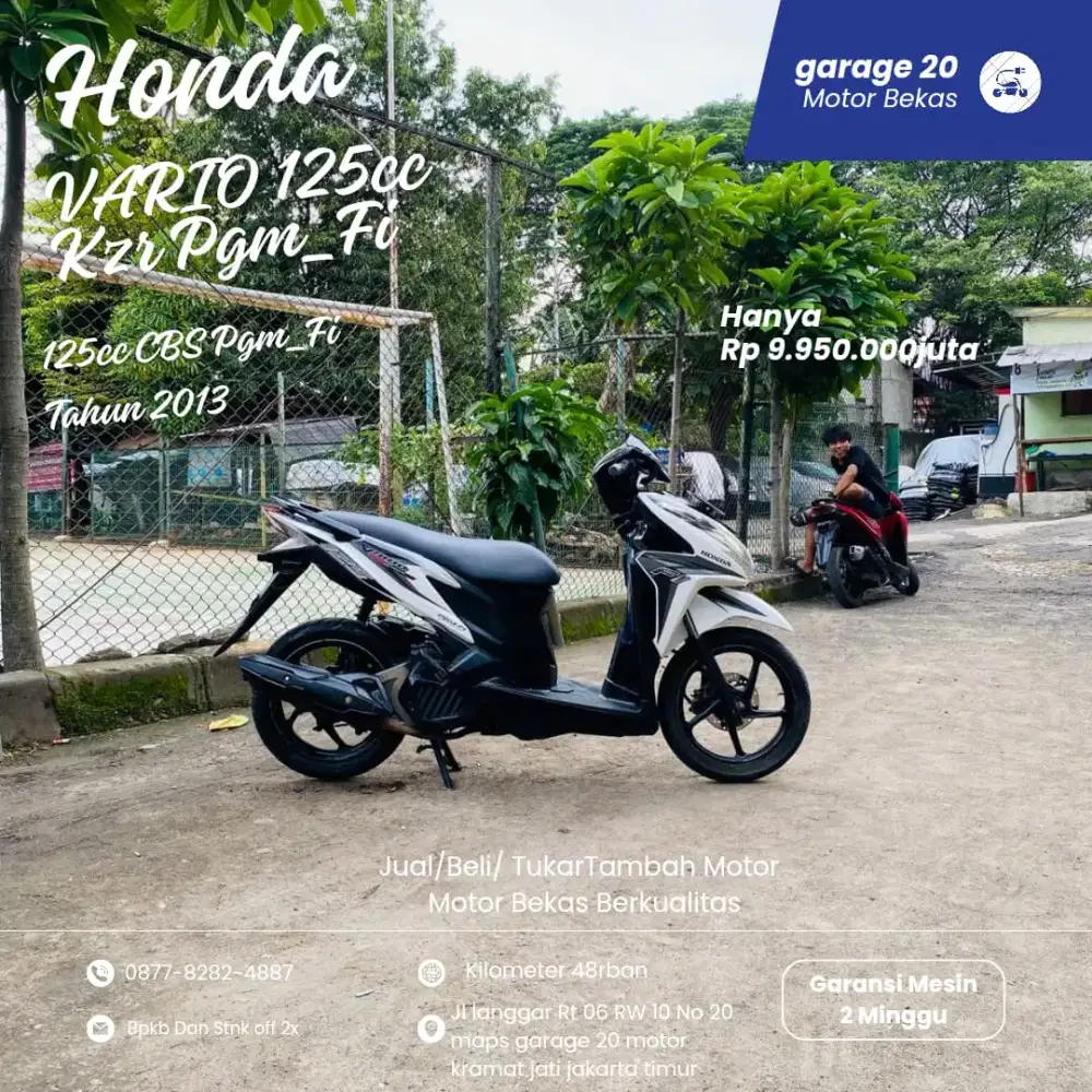 Honda Vario 125cc Kzr Pgm_Fi Tahun 2013