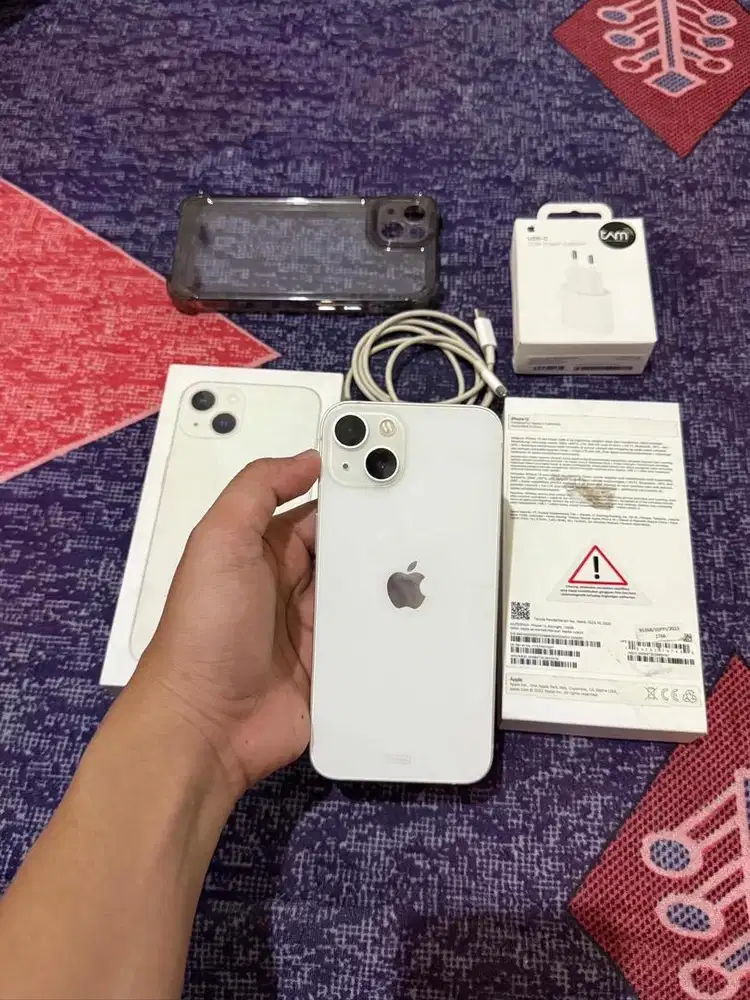 Iphone 13 128gb starlight ibox garansi on