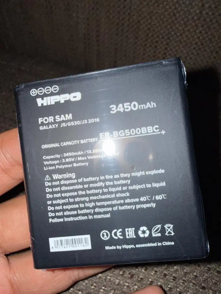 Battry hippo utk Samsung J5 lama /J3 2016