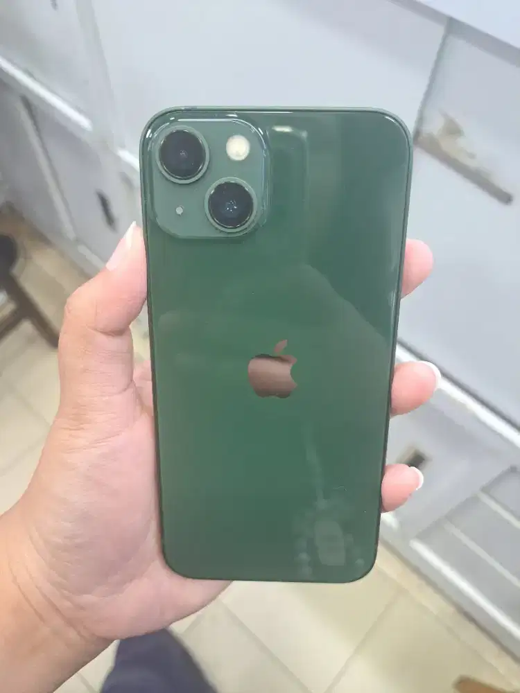 IPhone 13 256GB Green Ex Inter Dual Sim Beacukai Batangan Mulus Nego