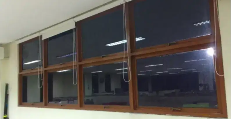 kaca film riben kacafilm one way kantor rumah oneway sticker sandblast