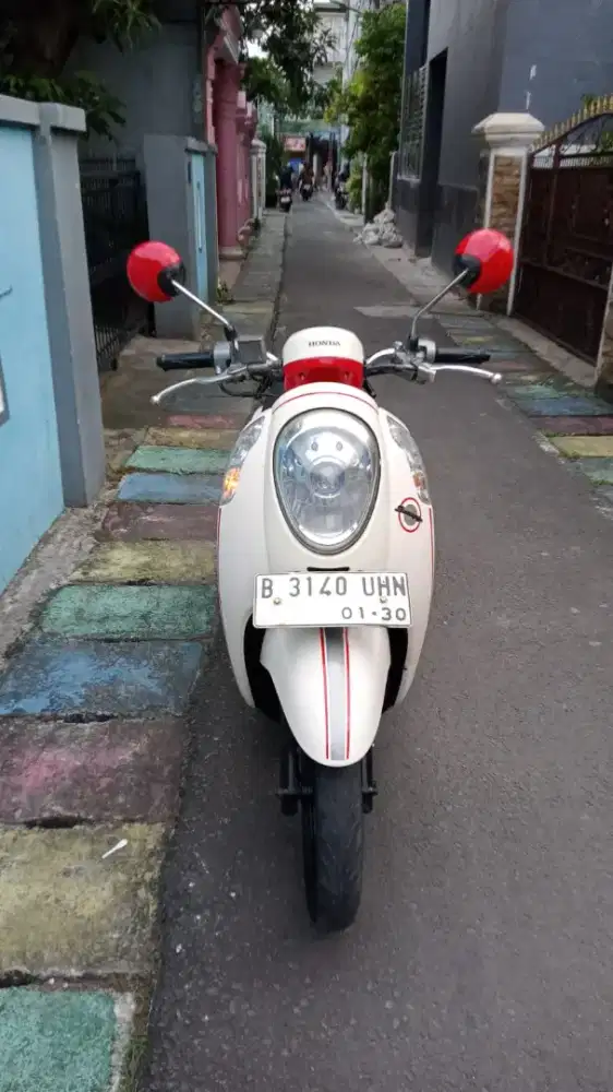 scoopy fi mulus 2015 pemakaian pajak panjang mulus mesin sehat