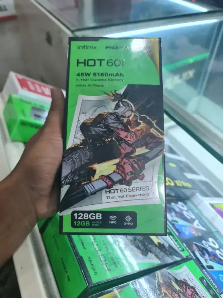 New infinix hot60i 6l128 garansi resmi 1th