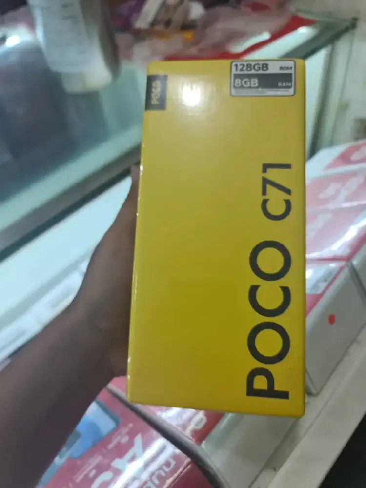 New poco c71 4/128 garansi resmi 1th