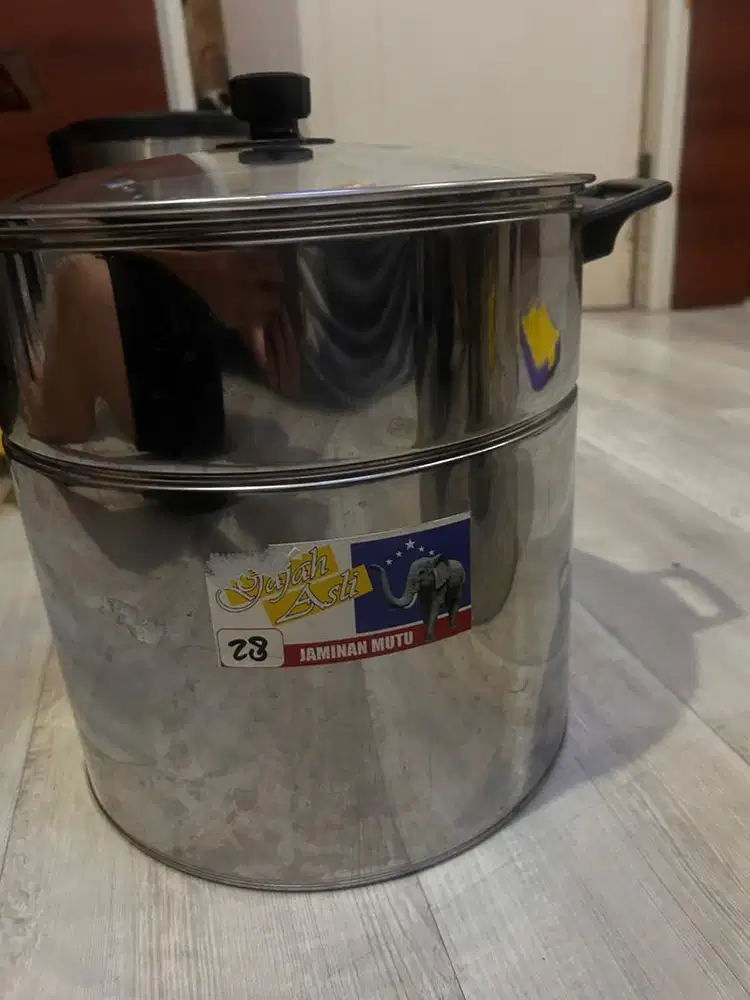 Panci kukus serbaguna Gajah Asli 28