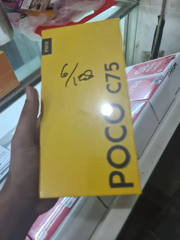 New poco c75 6/128 garansi resmi 1th