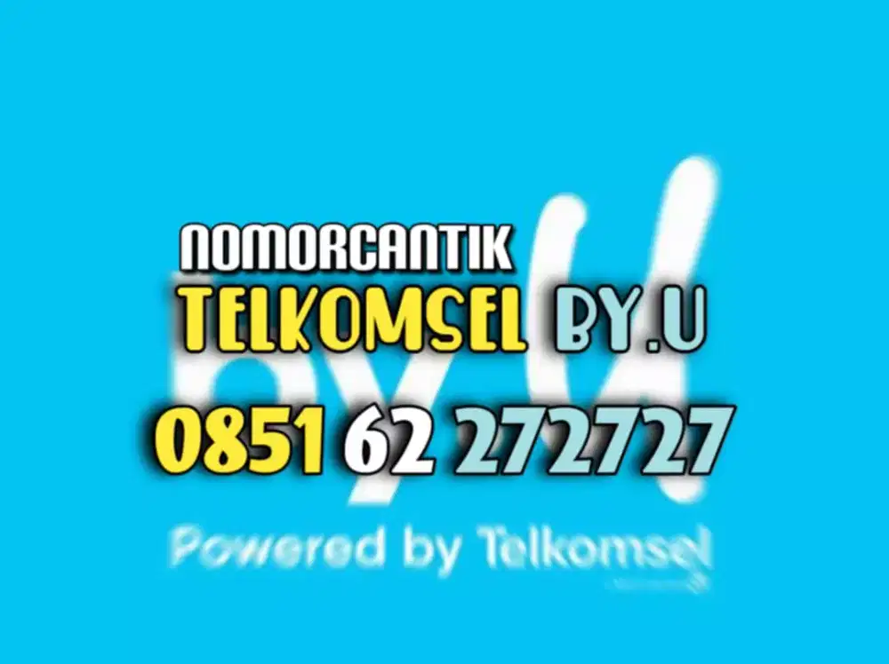 (bisa COD) Nomor Cantik Kartu TELKOMSEL By.U HOKI TRIPEL AB 272727 #01