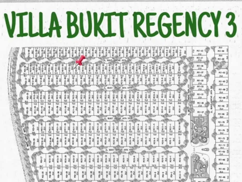 DIJUAL CEPAT TANAH PAKUWON INDAH VILLA BUKIT REGENCY