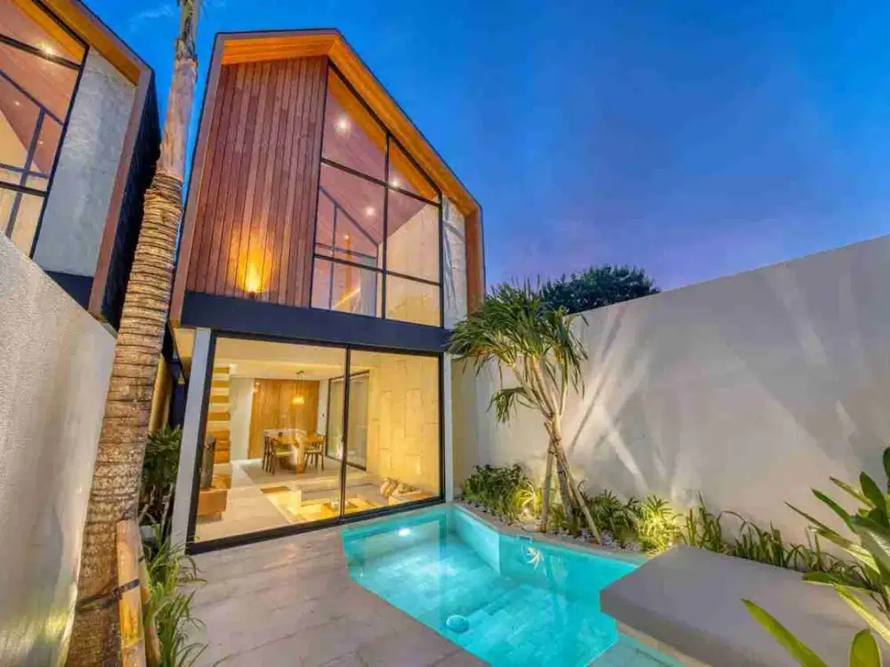 Di jual Vila Modern 2 bedroom Fully Furnished dekat Airport Di Jimbaran