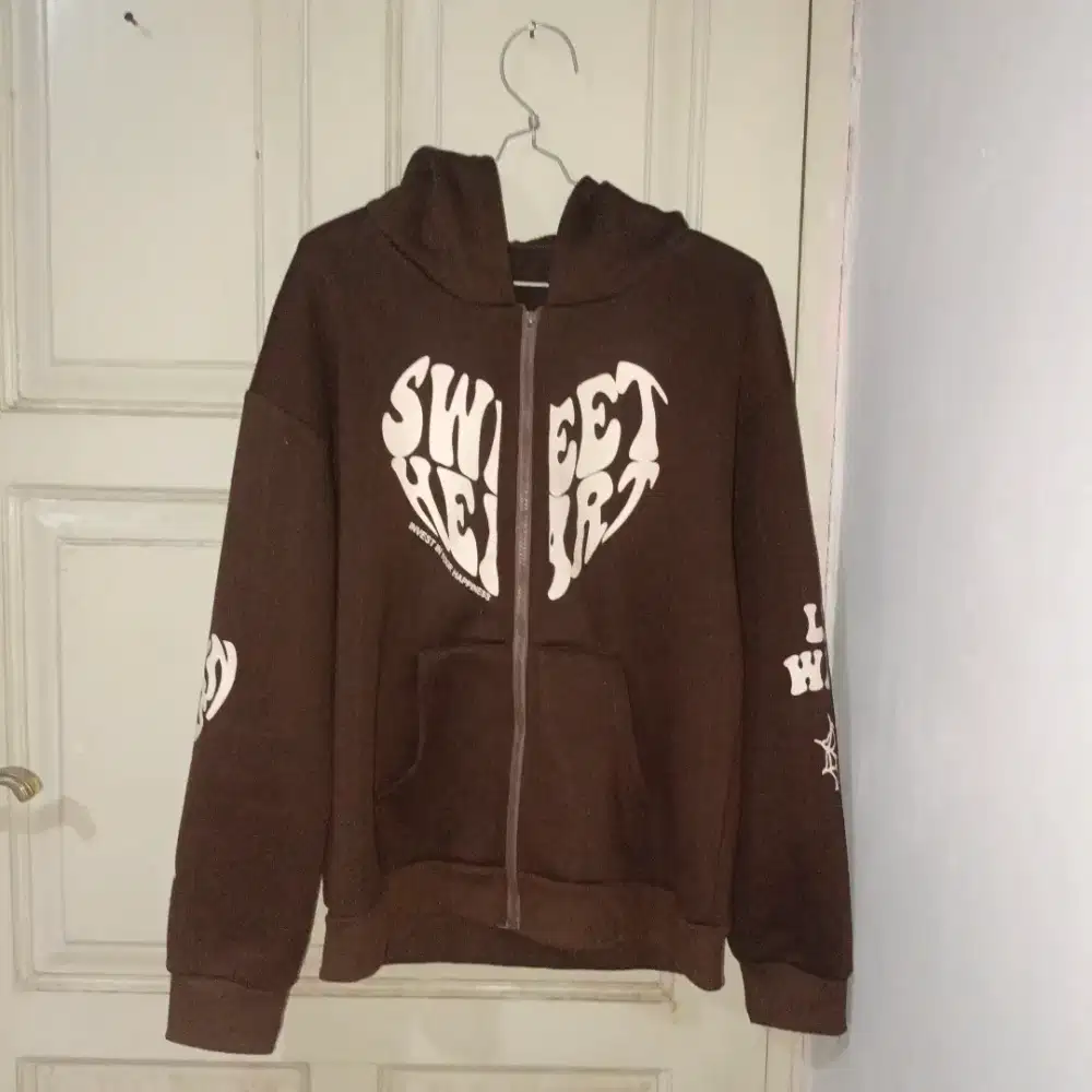 Jual preloved hoddie zipper