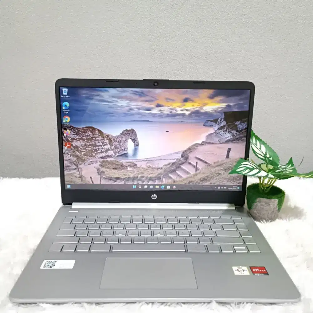 LAPTOP HP 14S FQ054AU AMD ATHLON GOLD 3150U RAM 8GB SSD 512GB SILVER