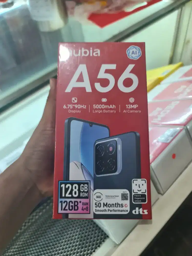 New nubia a56 4/128 garansi resmi 1th