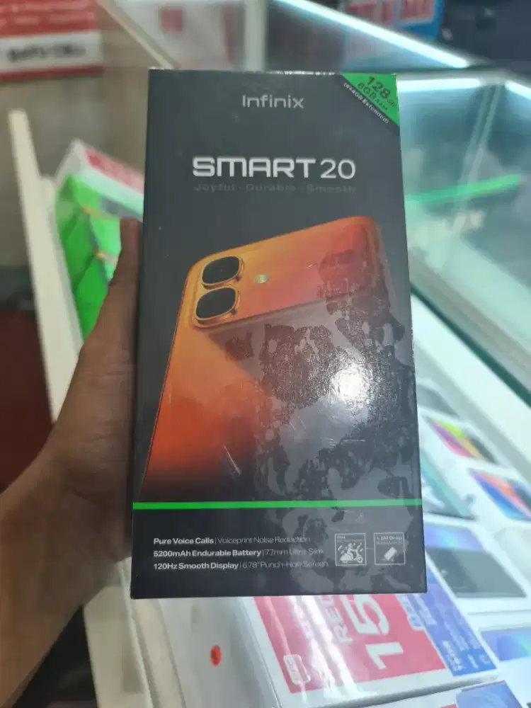New infinix smart 20 4/128 garansi resmi 1th