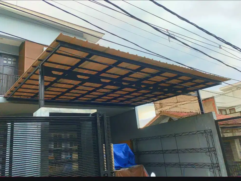 Kanopi baja ringan teras dan dapur atap alderon