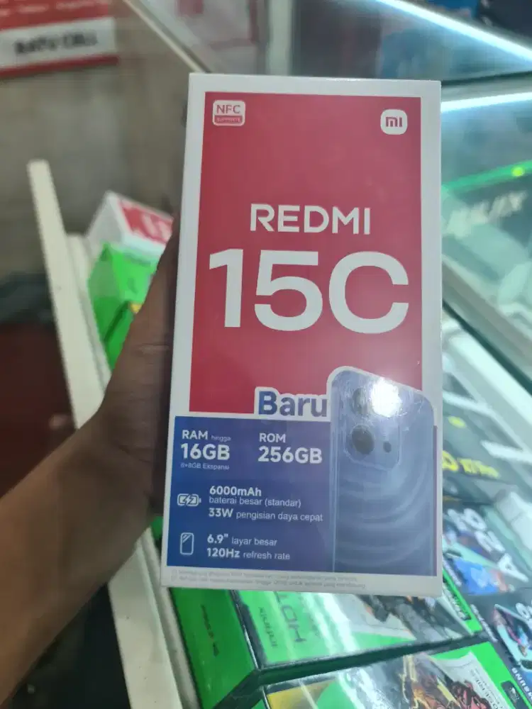 New redmi 15c 8/256 garansi resmi 1th