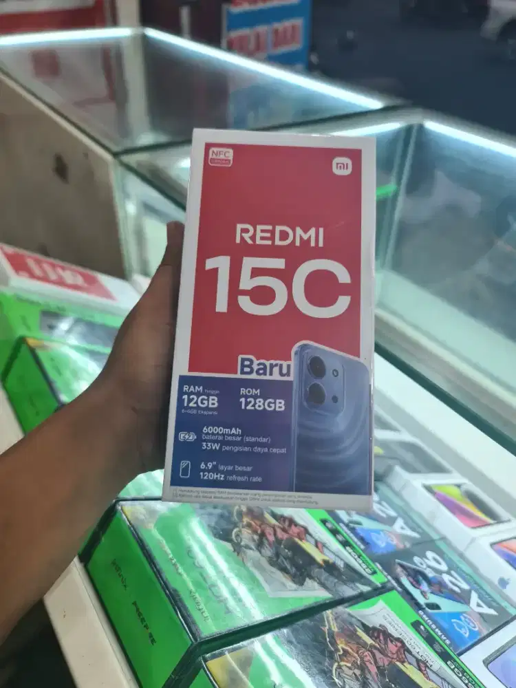 New redmi 15c 6/128 garansi rssmi 1th