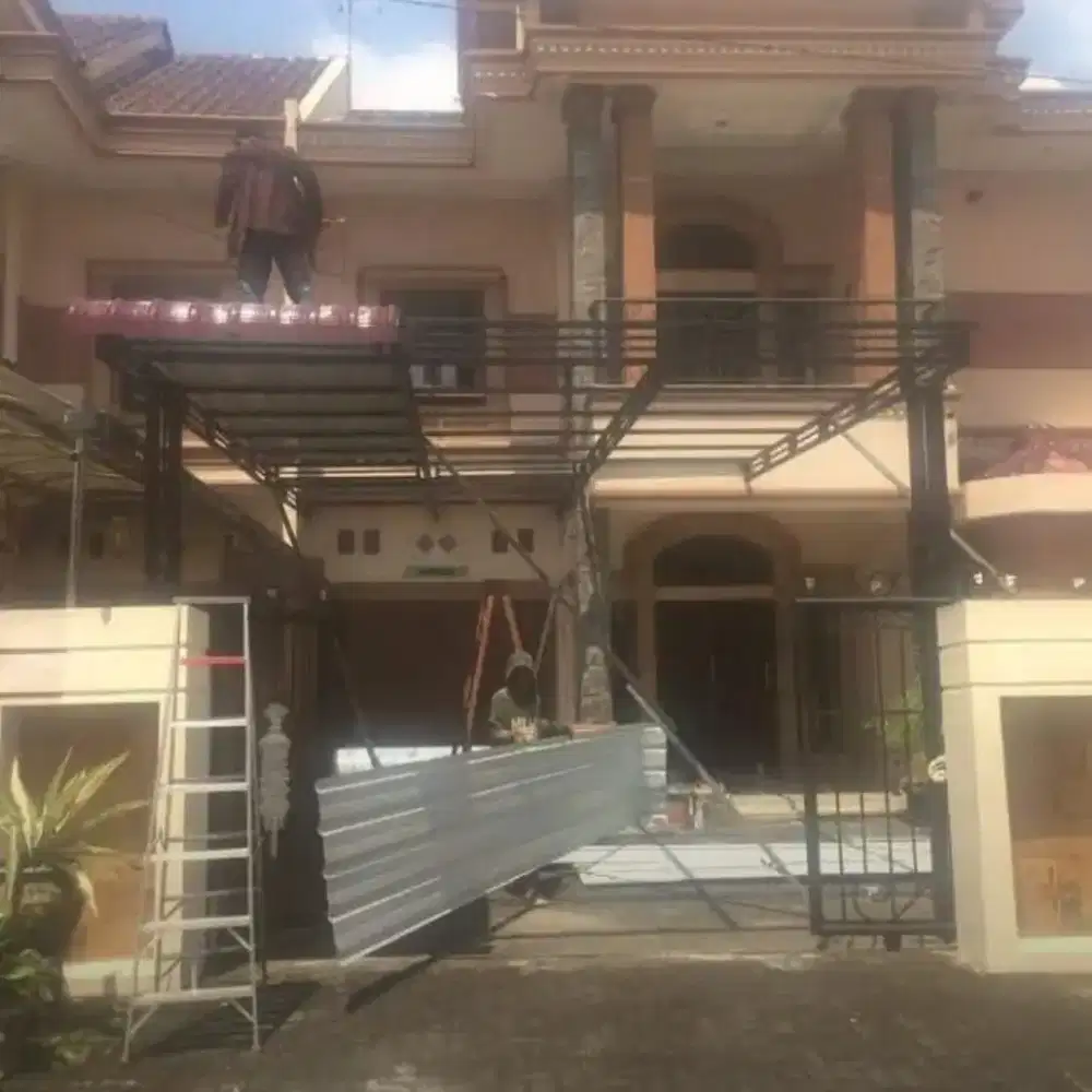 Kanopi atap seng sepandek