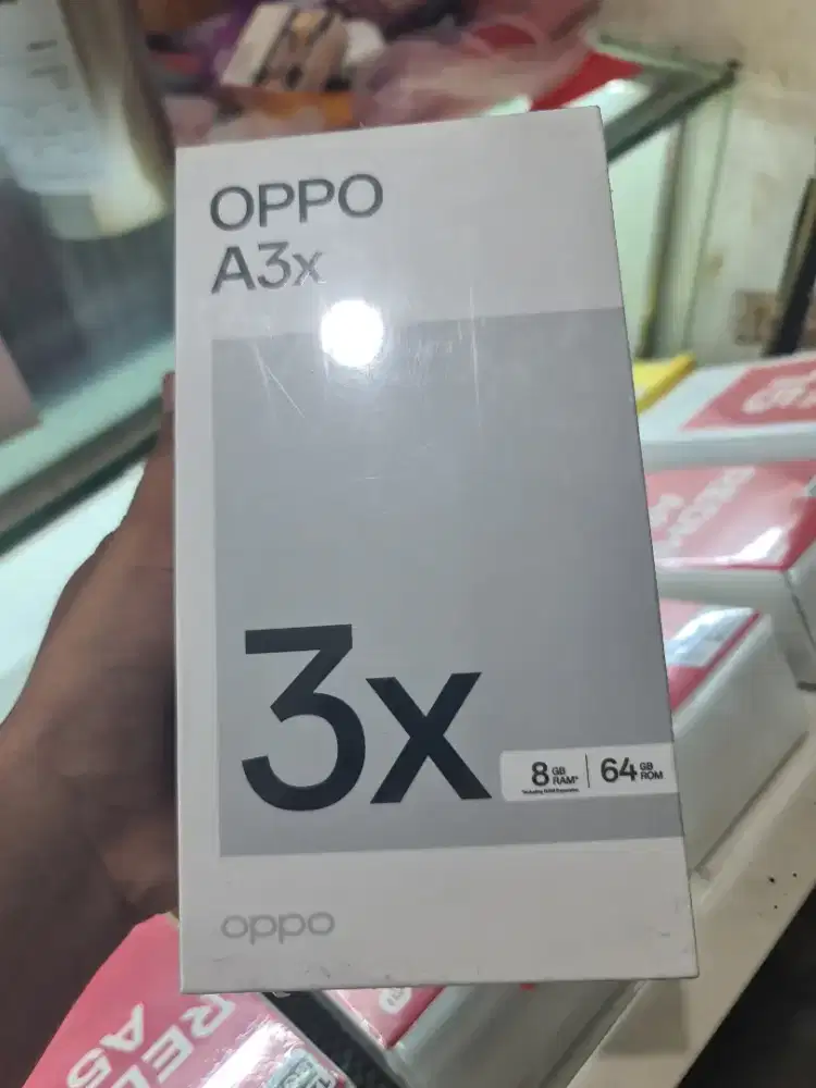New oppo a3x 4/54 garansi resmi 1th