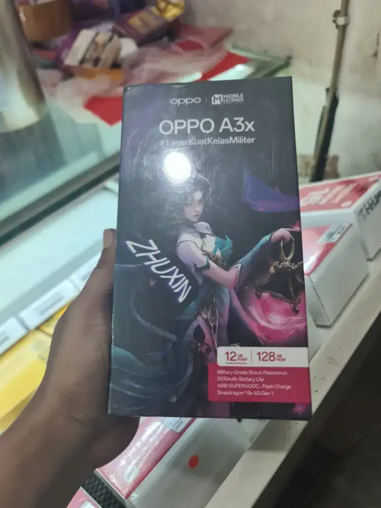 New oppo a3x 6/128 garansi resmi 1th