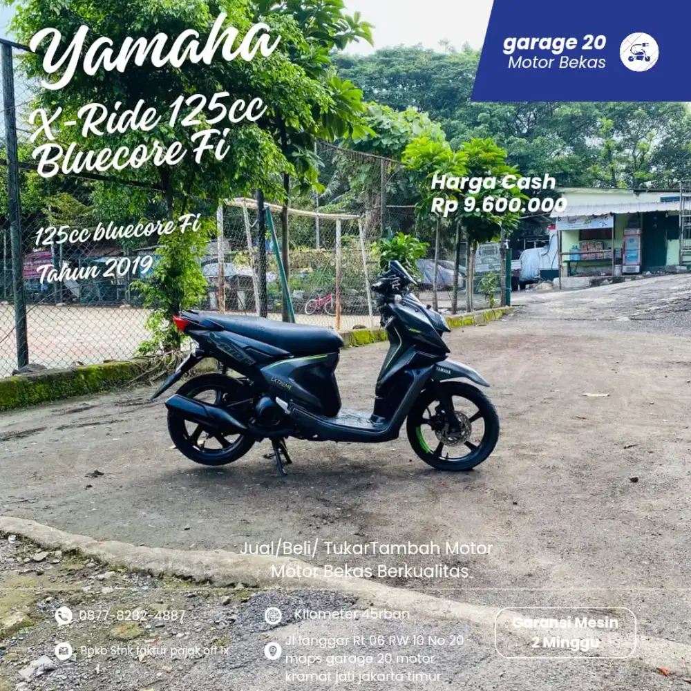 Yamaha X_Ride 125cc Bluecore LED Fi Tahun 2019
