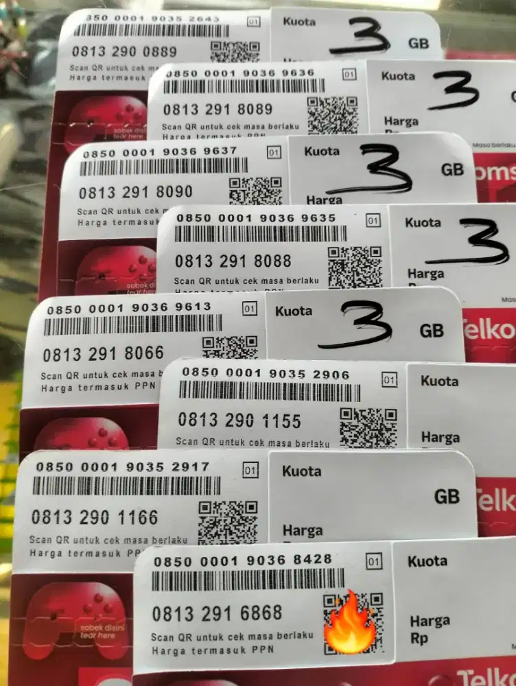 NOMOR CANTIK SIMPATI 11 DIGIT ISI 3 GB NASIONAL