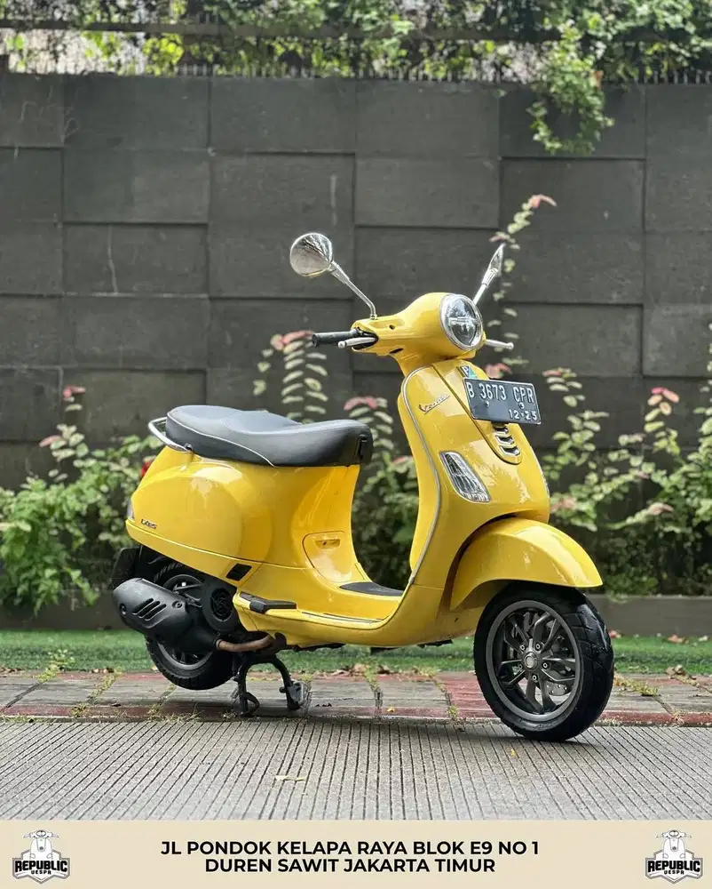 TERMURAH PIAGGIO VESPA LX125 IGET LED TH 2020 WARNA YELLOW PERFECT