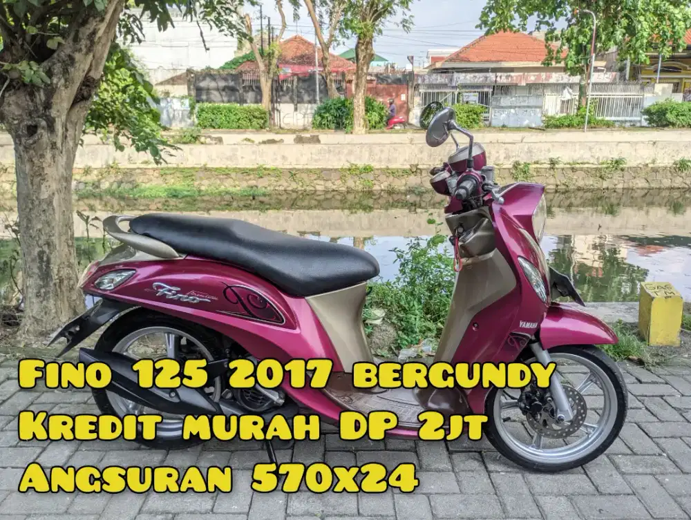 Fino 125cc 2017 Bergundy Mesin TOP