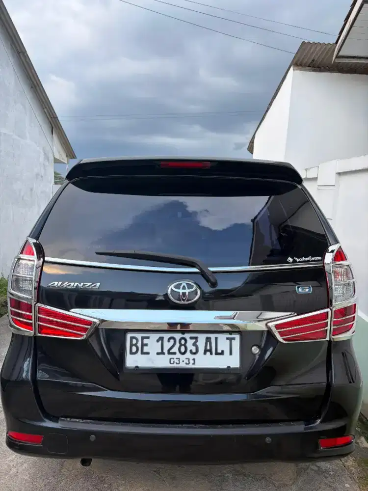 Avanza G tahun 2016 warna hitam