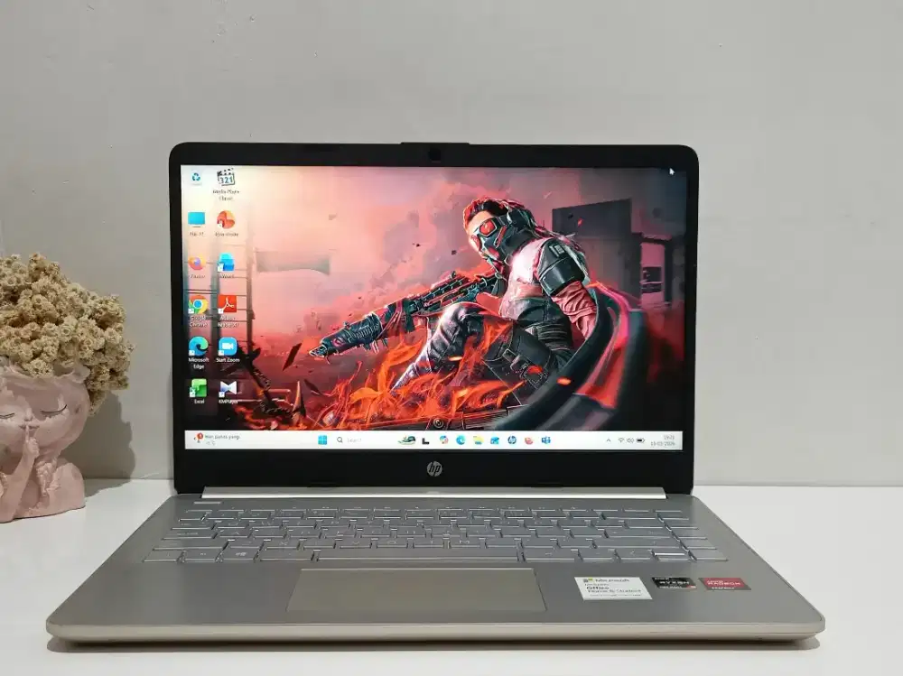 Laptop Hp 14S-FQ1006AU Ryzen 5, Ram 8 GB, SSD 512GB