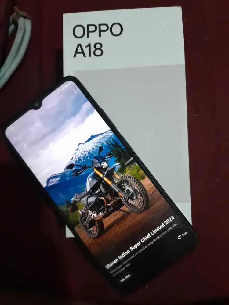 Oppo A18 Ram 4+4 / 128 Black