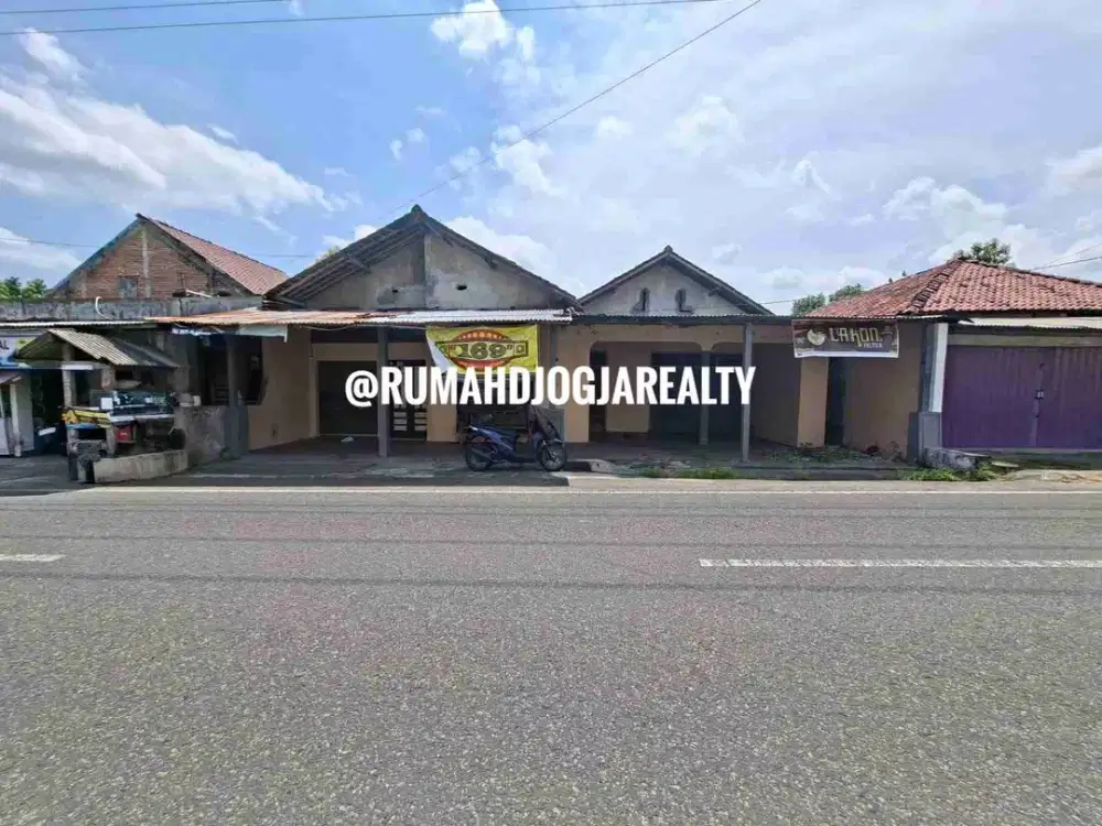 Tanah Murah Strategis Bonus Bangunan Pinggir Jalan Sidokarto Godean km 7,5