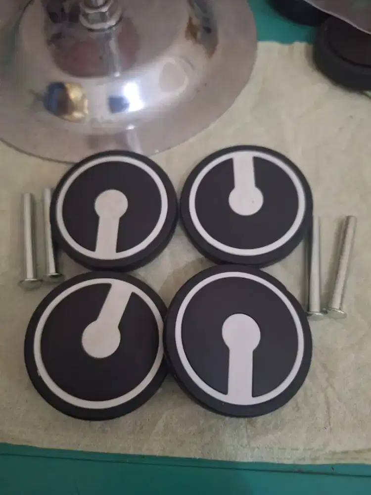 Roda koper untuk koper 
Samsonite dan logel 
2 pcs warna hitam putih