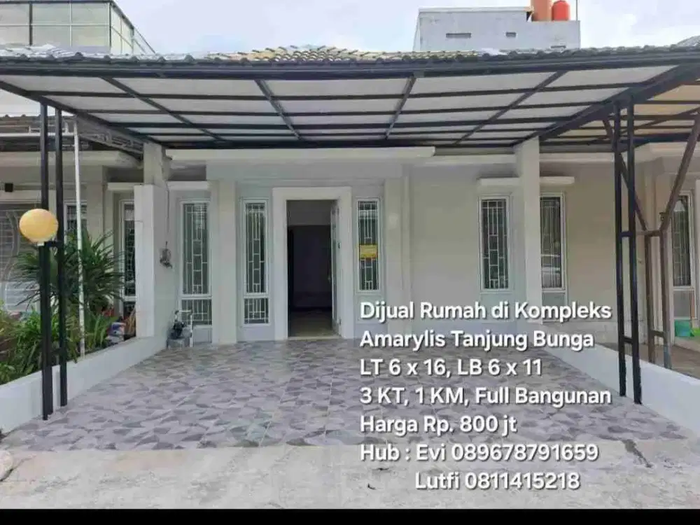 Di Jual Rumah minimalis, Cluster Amarylis, Tanjung Bunga