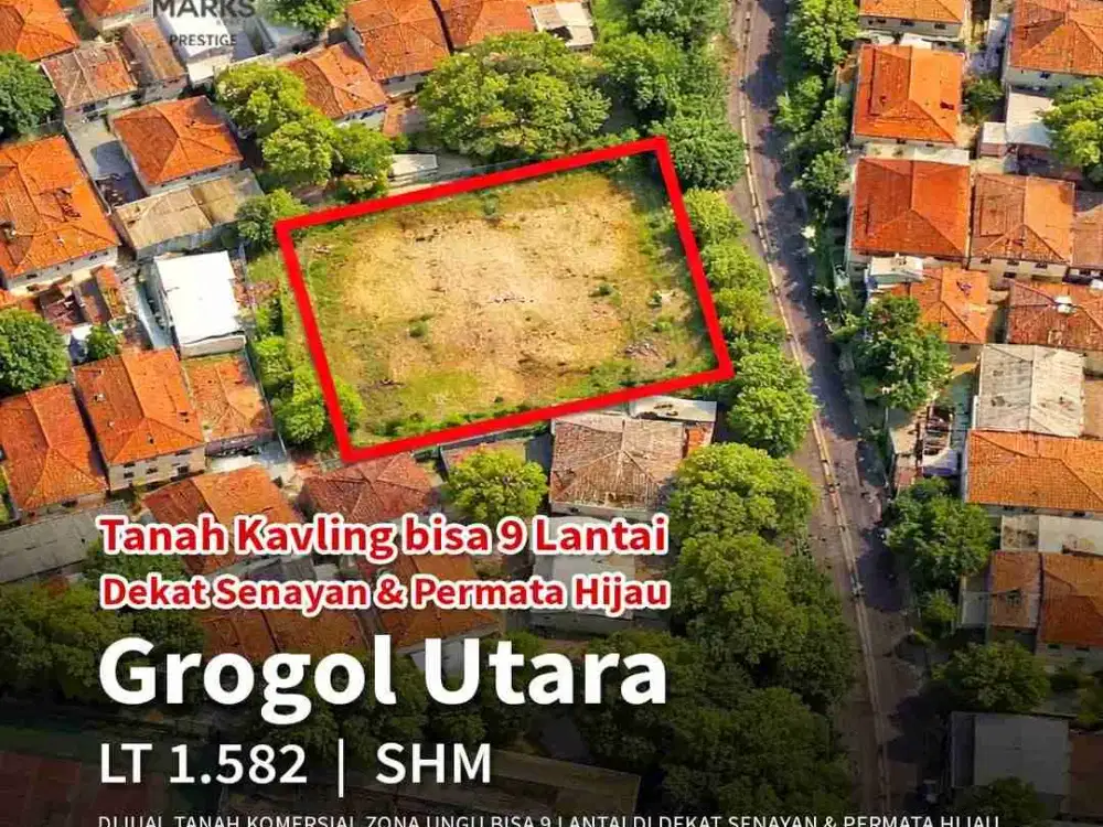 DIJUAL TANAH KOMERSIAL ZONA UNGU BISA 9 LANTAI DI DEKAT SENAYAN dan PERMATA HIJAU

Kesempatan langka memiliki tanah komersial premium di kawasan berkembang Jakarta Selatan dengan potensi pembangunan hingga 9 lantai. Sangat cocok untuk gedung perkantoran,