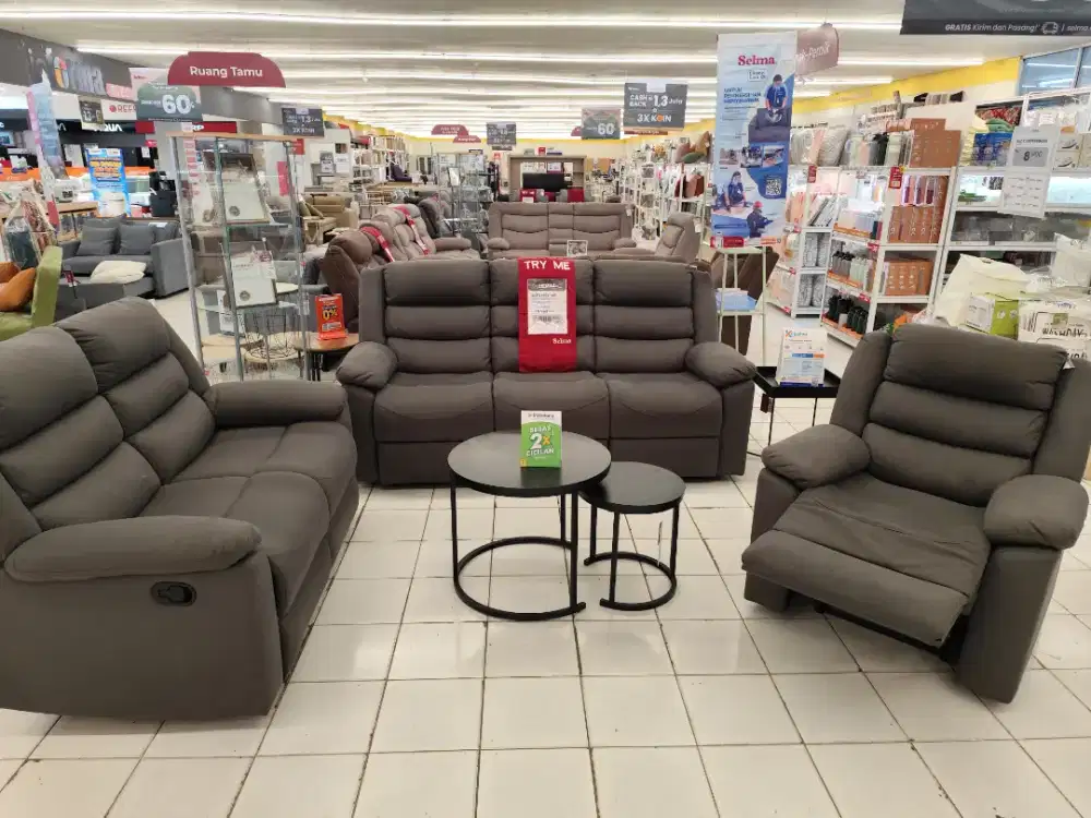 PROMK SOFA SET RECLINER
