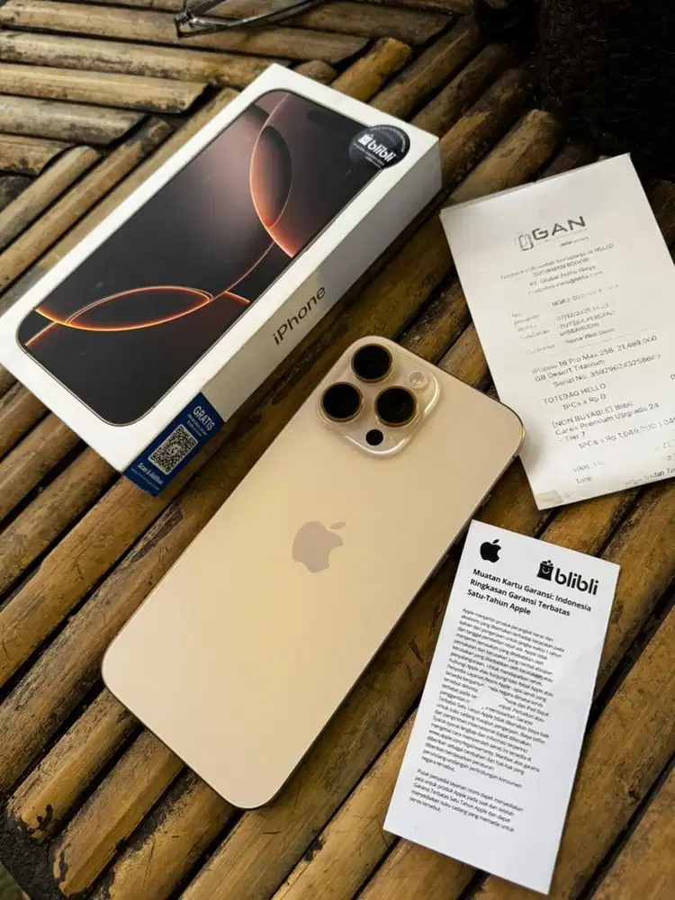 Iphone 16 promax iBOX pembelian tangan pertama nota beli 21.500