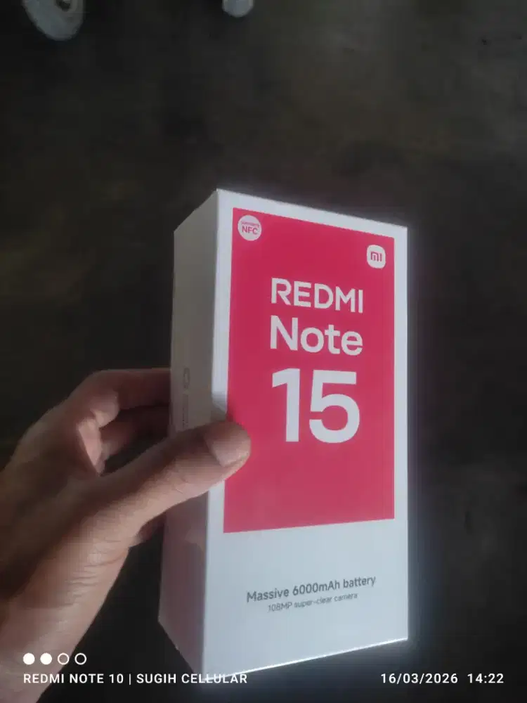 Redmi Note 15 8/128Gb New Segel Box Garansi Resmi
