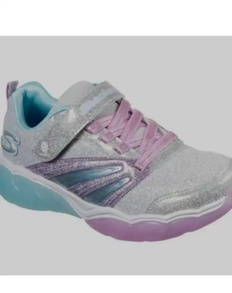 Sepatu skechers size 33, sepatu skecher fusion flash, sepatu anak cewe