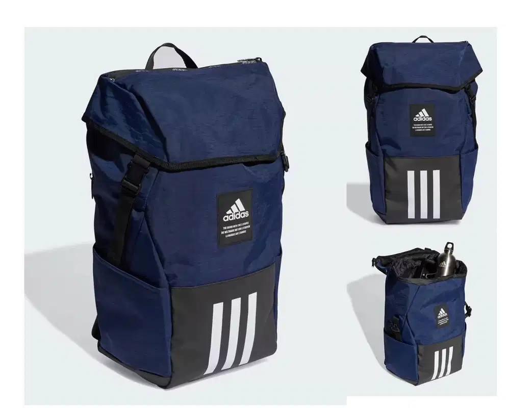Tas Original Adidas Lifestyle 4ATHLTS Camper Backpack Unisex Blue