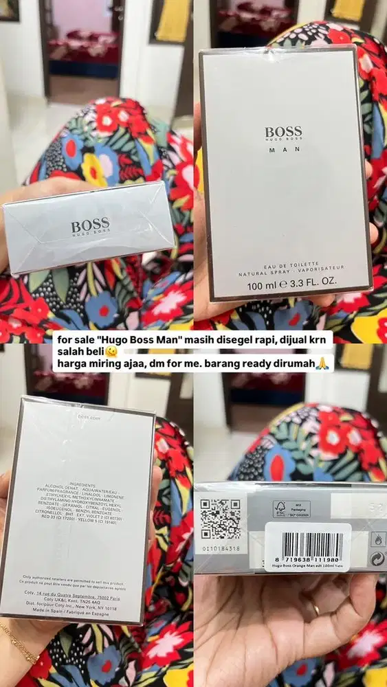 Parfume Hugo Boss Man 100ml