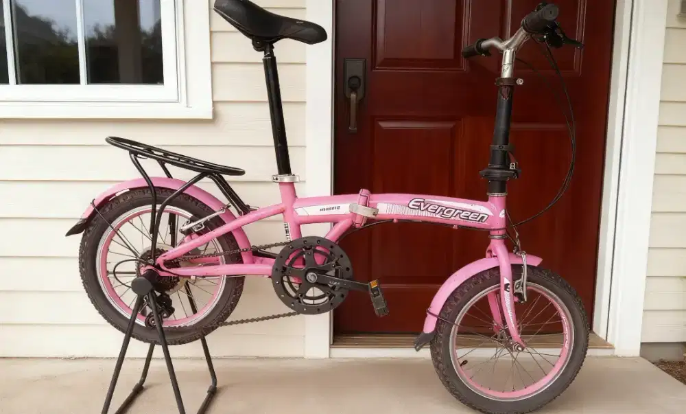 Sepeda lipat anak uk16 siap pakai