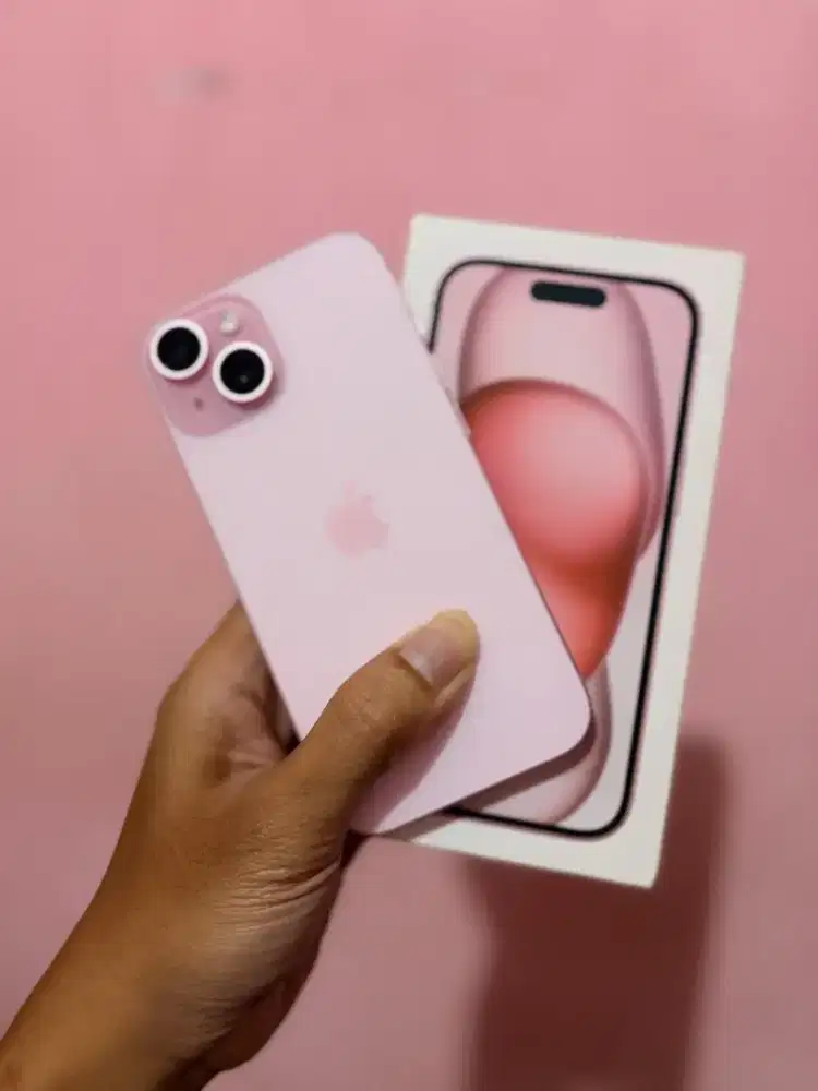 iPhone 15 iBox pink 128 Garansi On