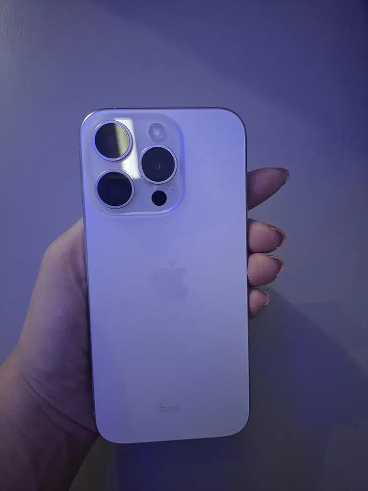 Dijual Iphone 15 Pro 128GB WHITE EX IBOX