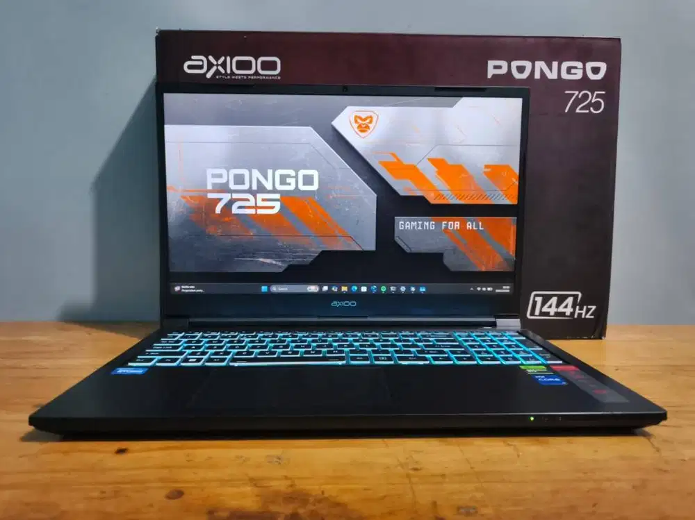 Axioo Pongo 725 i7-12650H 16/512GB RTX 2050 Garansi Mei 2028