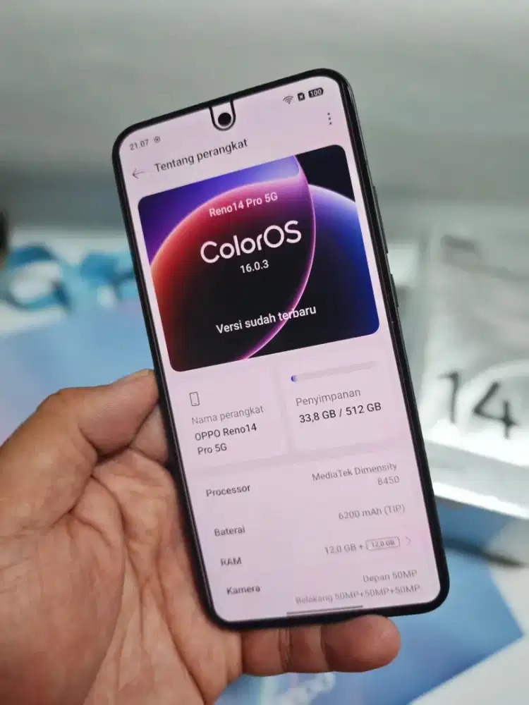 OPPO Reno 14 Pro 5G 12/512 Grey Surabaya