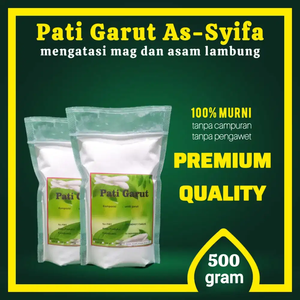 Tepung Pati Garut 100% Asli