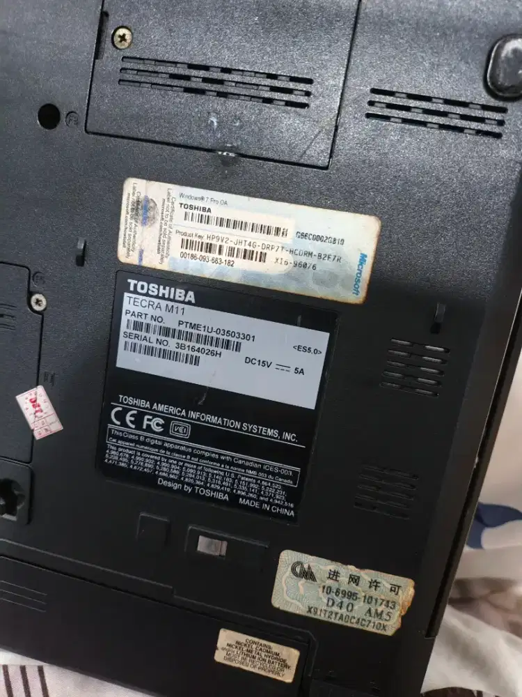 Laptop Toshiba Tecra M11