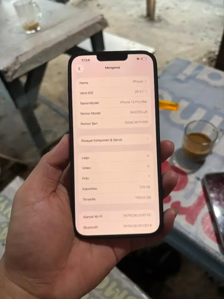 iPhone 13 promax 128 inter