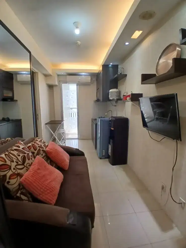 Disewakan 1 BR FF Lantai Rendah Pertiga Bulan Apartemen Bassura City